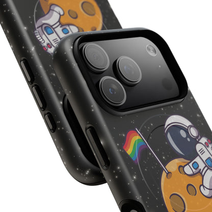 "Cosmic Queer" LGBTQIA+ Astronaut MagSafe® iPhone Tough Case