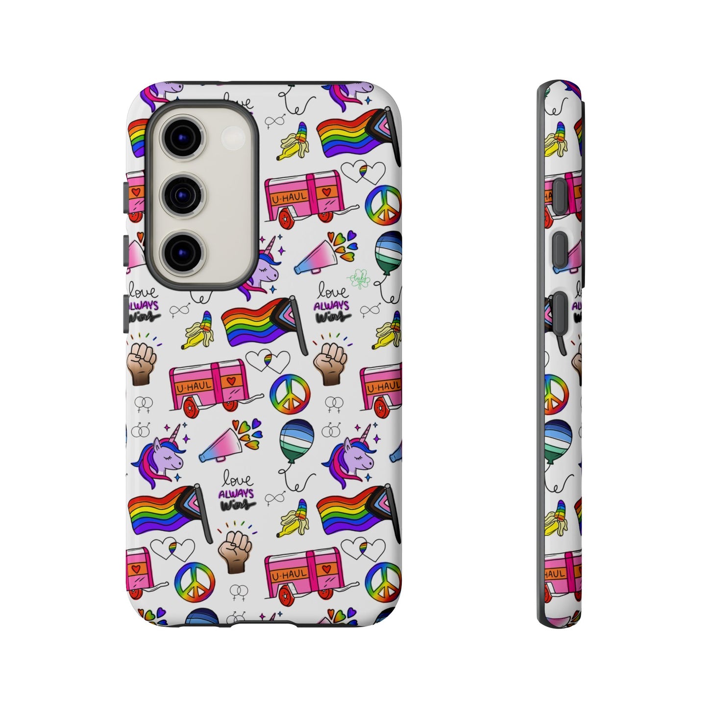 "identity mix" lgbtqia+ collage android tough phone case