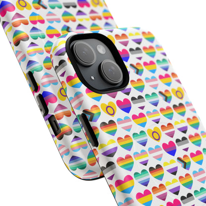 “Heart of Diversity” – Bright Edition – MagSafe® iPhone Tough Case