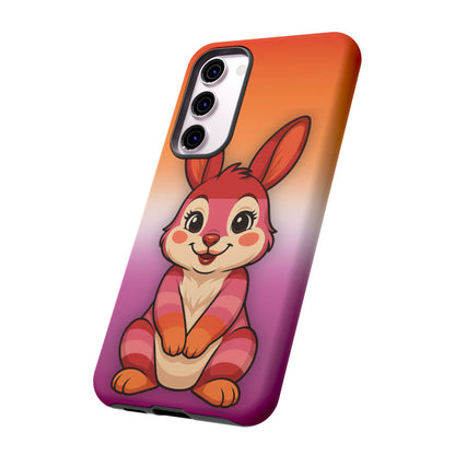 "Hare to Slay" – Lesbian [Femme] Bunny Android Tough Phone Case