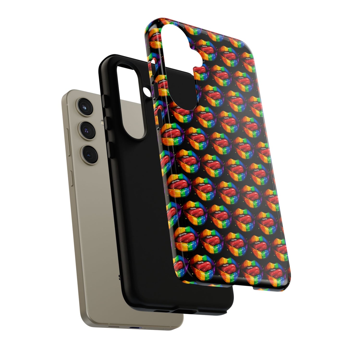 "taste the rainbow" android tough phone case