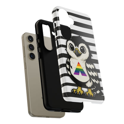 "Fly with Pride" – LGBTQIA+ Ally Pride Hawk Android Tough Phone Case