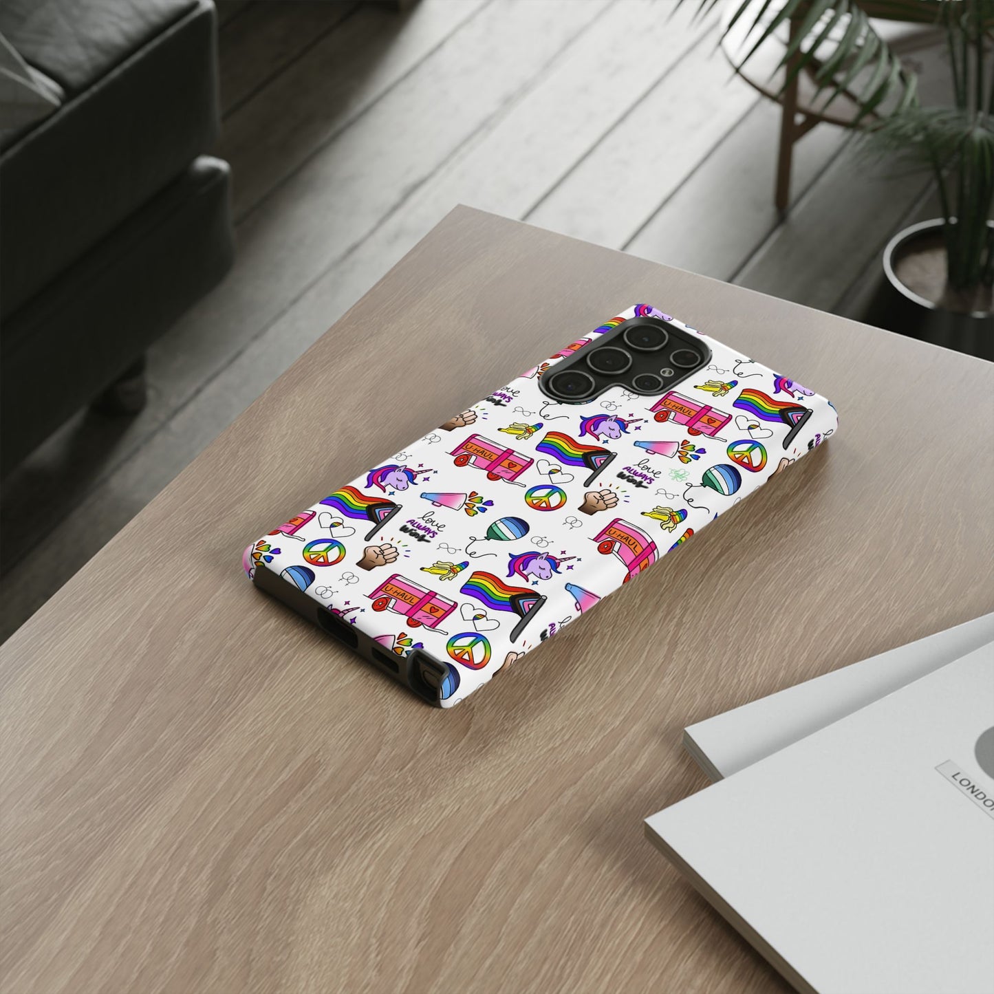 "identity mix" lgbtqia+ collage android tough phone case