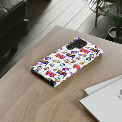 "Identity Mix" LGBTQIA+ Collage Android Tough Phone Case
