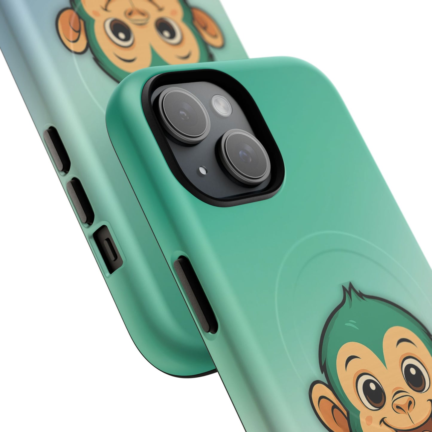 "monkey love" – gay [mlm] pride monkey magsafe® iphone tough case