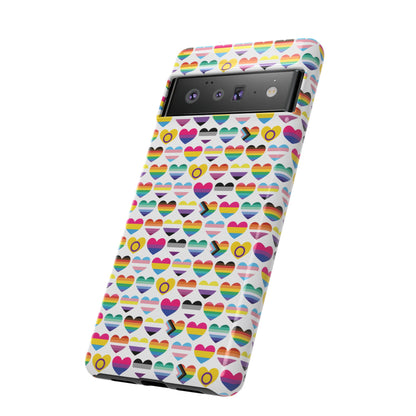 “Heart of Diversity" – Bright Edition – Android Tough Phone Case