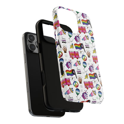 “Identity Mix” LGBTQIA+ Collage MagSafe® Tough iPhone Case