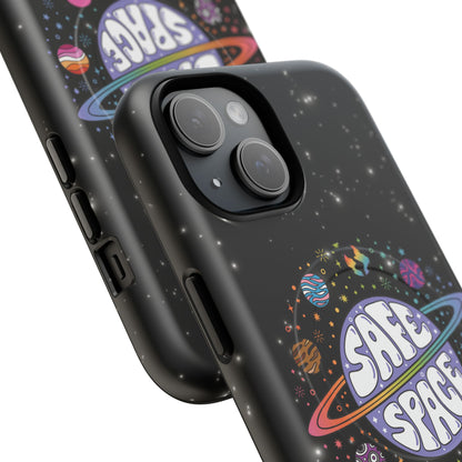 "Safe Space" LGBTQIA+ Pride Galaxy MagSafe® iPhone Case
