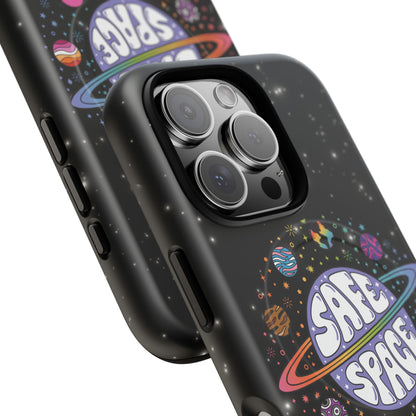 "Safe Space" LGBTQIA+ Pride Galaxy MagSafe® iPhone Case