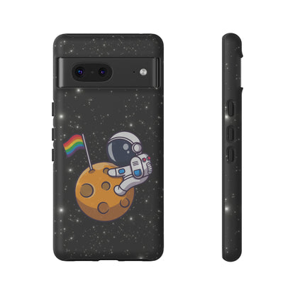 "Cosmic Queer" LGBTQIA+ Android Astronaut Tough Phone Case