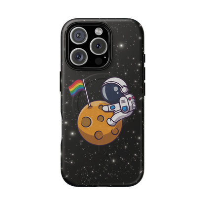 "Cosmic Queer" LGBTQIA+ Astronaut MagSafe® iPhone Tough Case