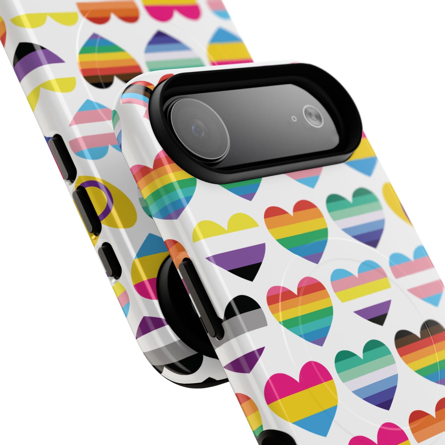 "proud hearts" lgbtqia+ love magsafe® iphone case