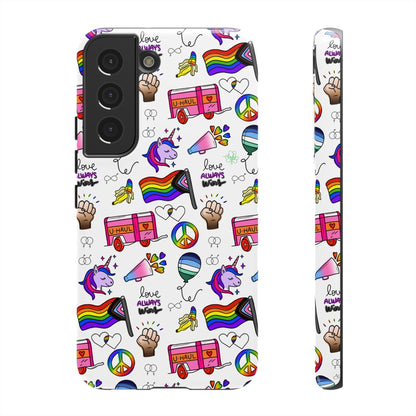 "Identity Mix" LGBTQIA+ Collage Android Tough Phone Case
