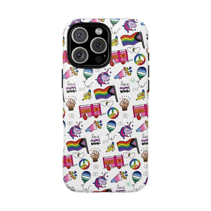 “Identity Mix” LGBTQIA+ Collage MagSafe® Tough iPhone Case