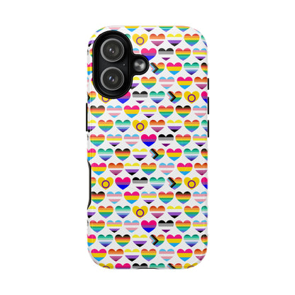 “Heart of Diversity” – Bright Edition – MagSafe® iPhone Tough Case