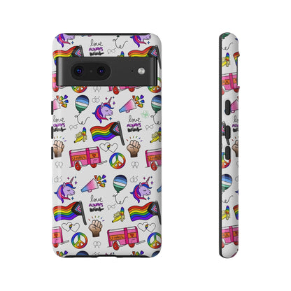 "Identity Mix" LGBTQIA+ Collage Android Tough Phone Case