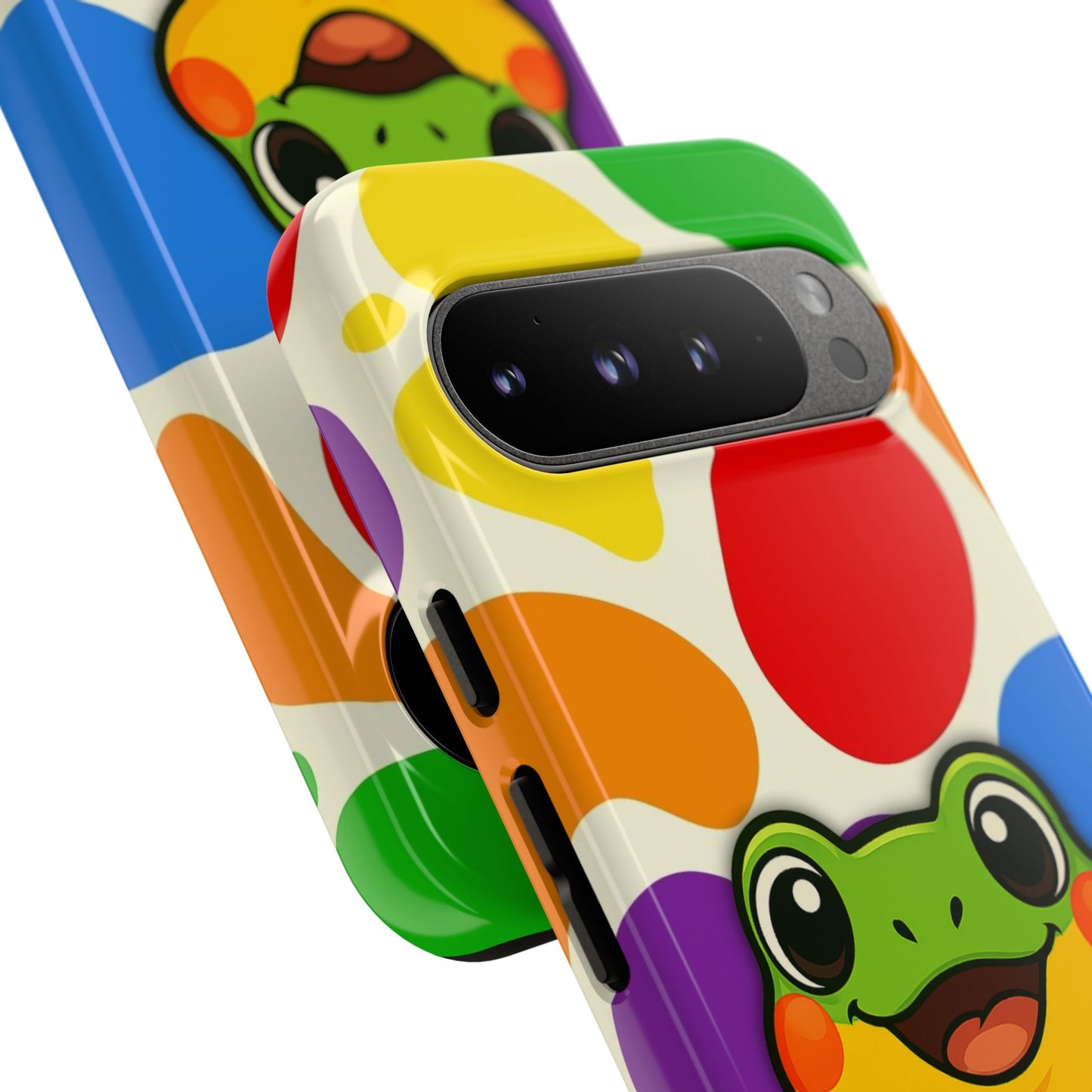 "rainbow ribbit" - lgbtqia+ pride frog android tough phone case