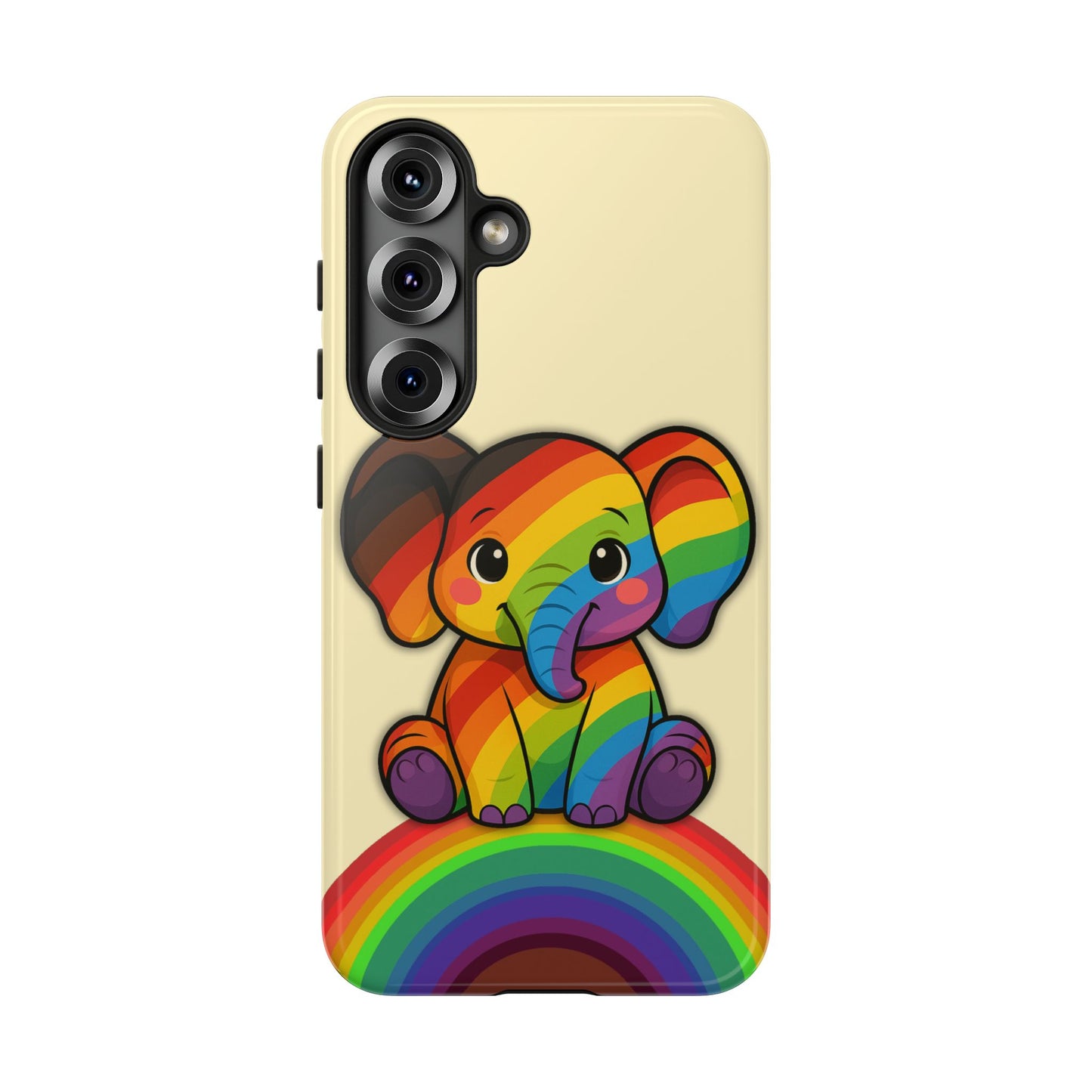 "jumbo joy" – philadelphia pride elephant android tough phone case