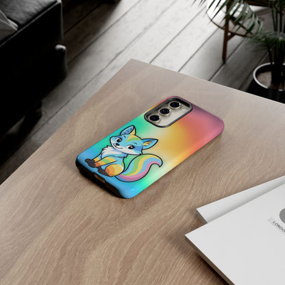 "Queer as a Fox" – Queer Pride Fox Android Tough Phone Case