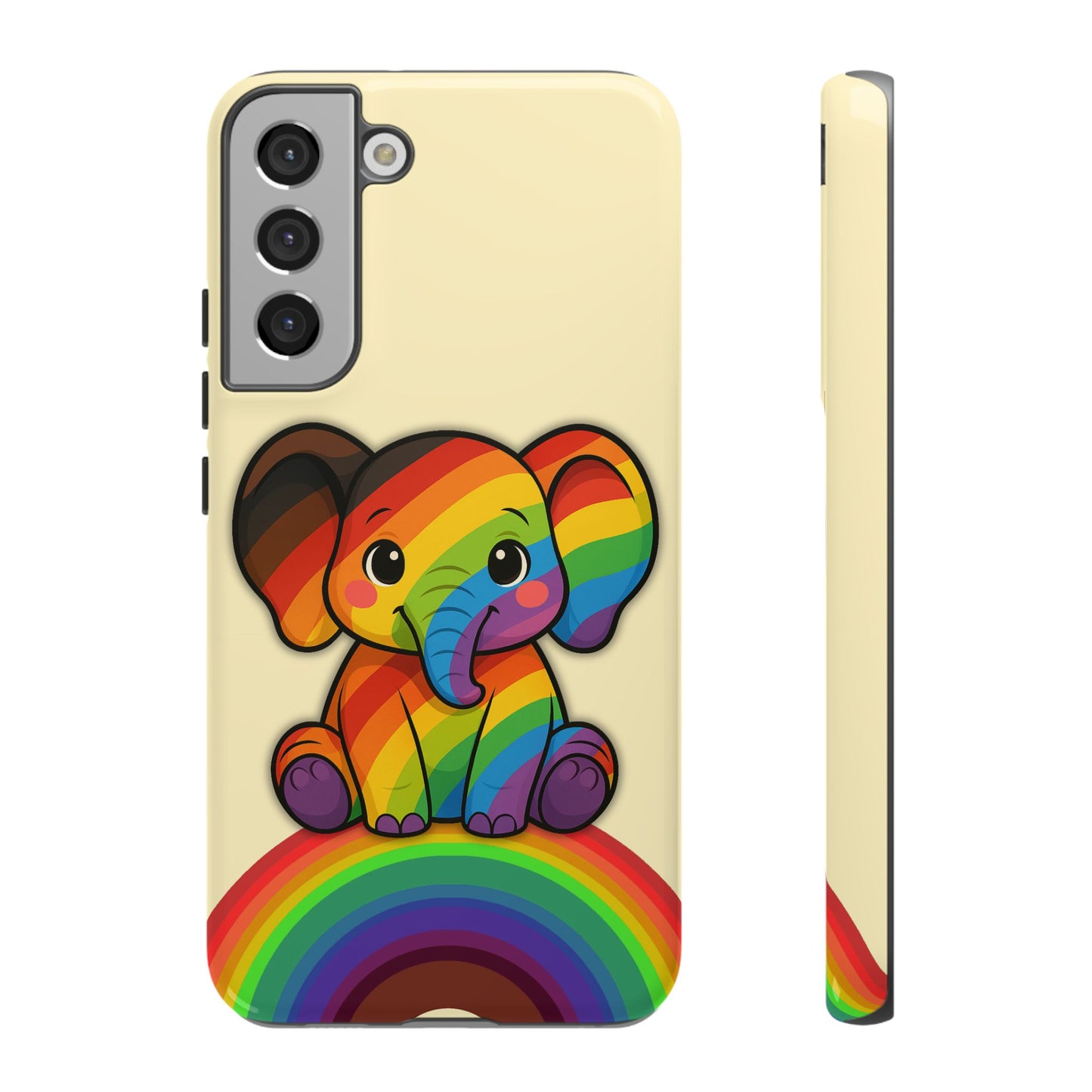 "jumbo joy" – philadelphia pride elephant android tough phone case