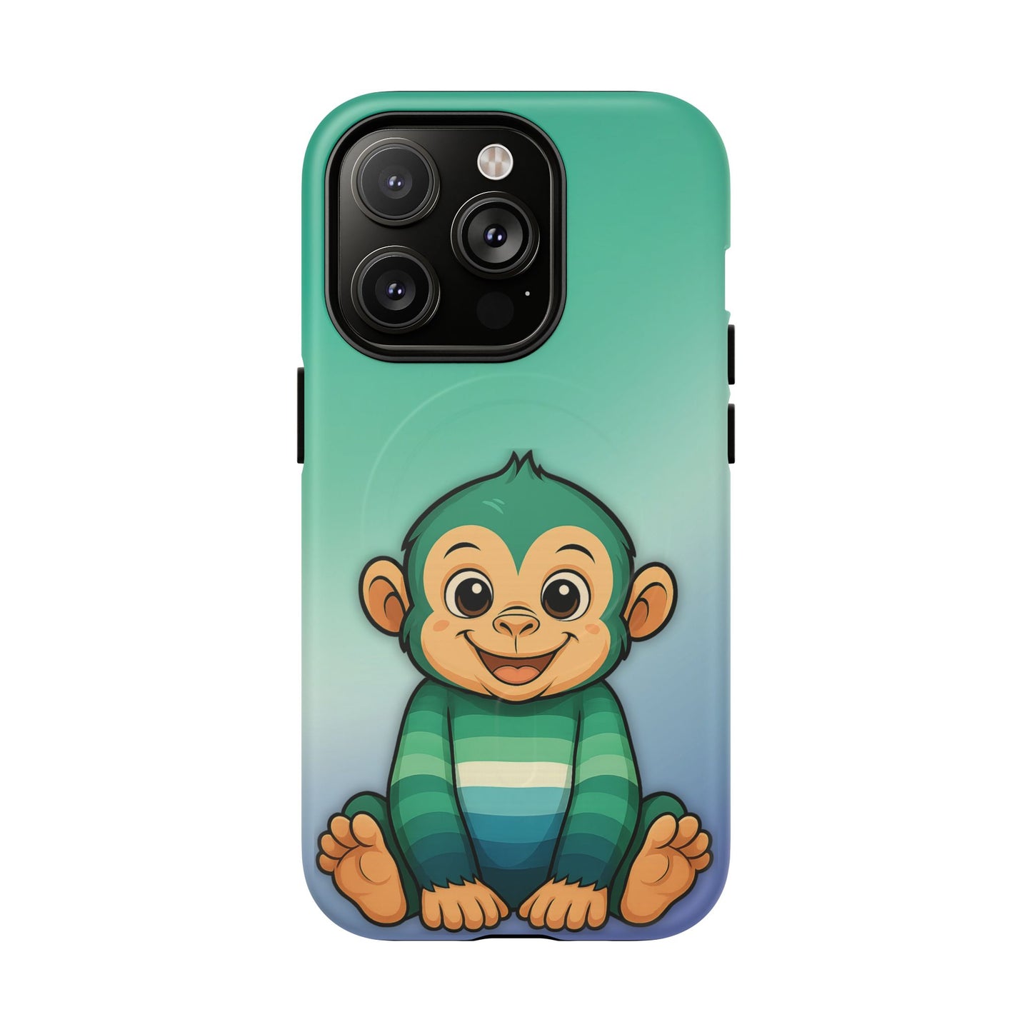 "monkey love" – gay [mlm] pride monkey magsafe® iphone tough case