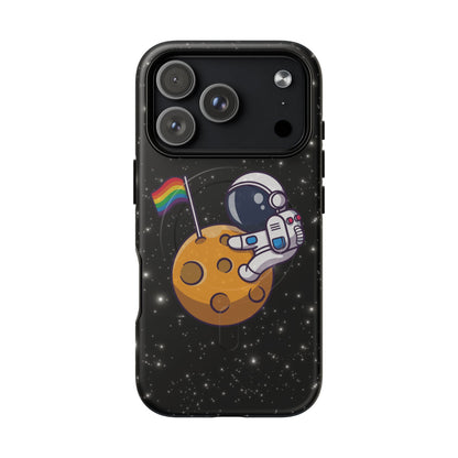 "Cosmic Queer" LGBTQIA+ Astronaut MagSafe® iPhone Tough Case