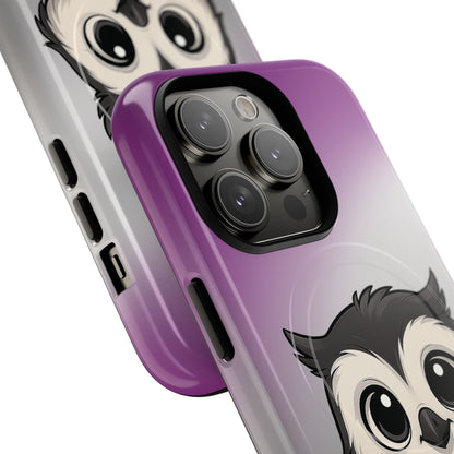 "Ace-Wise" – Asexual Pride Owl MagSafe® iPhone Tough Case