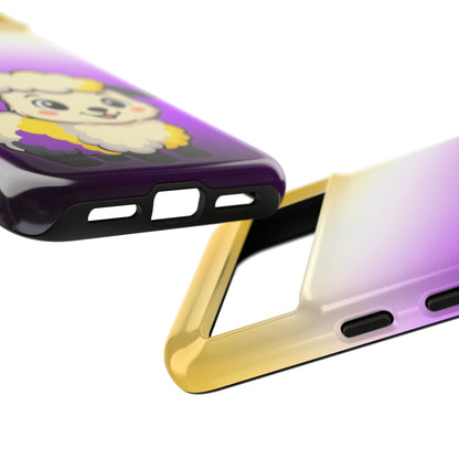 "NonbiBaaary" – Nonbinary Pride Sheep Android Tough Phone Case
