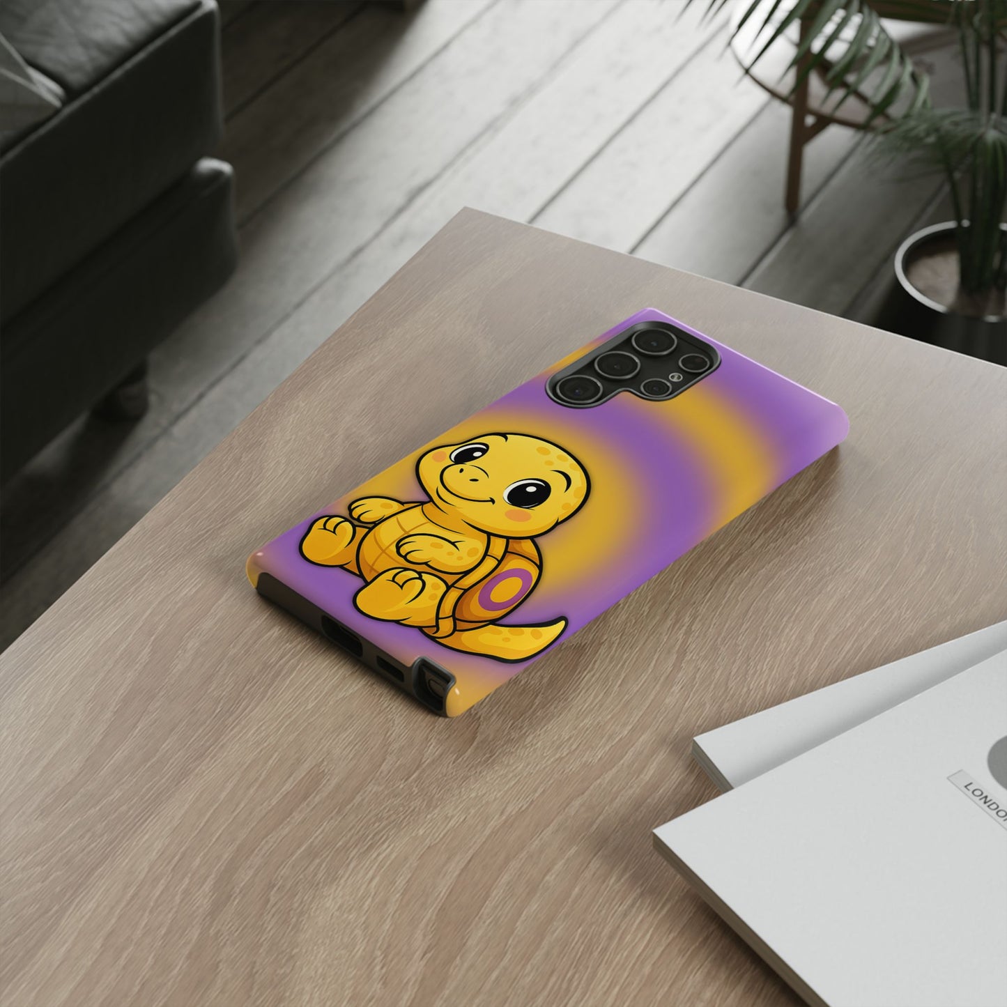 "intershell" – intersex pride turtle android tough phone case