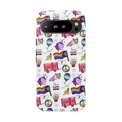 "Identity Mix" LGBTQIA+ Collage Android Tough Phone Case