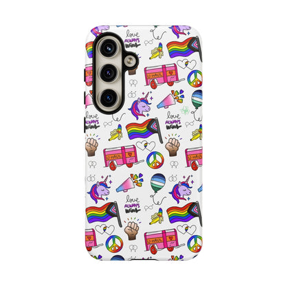 "Identity Mix" LGBTQIA+ Collage Android Tough Phone Case