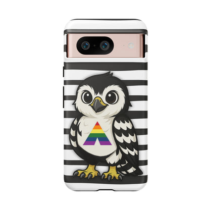 "Fly with Pride" – LGBTQIA+ Ally Pride Hawk Android Tough Phone Case