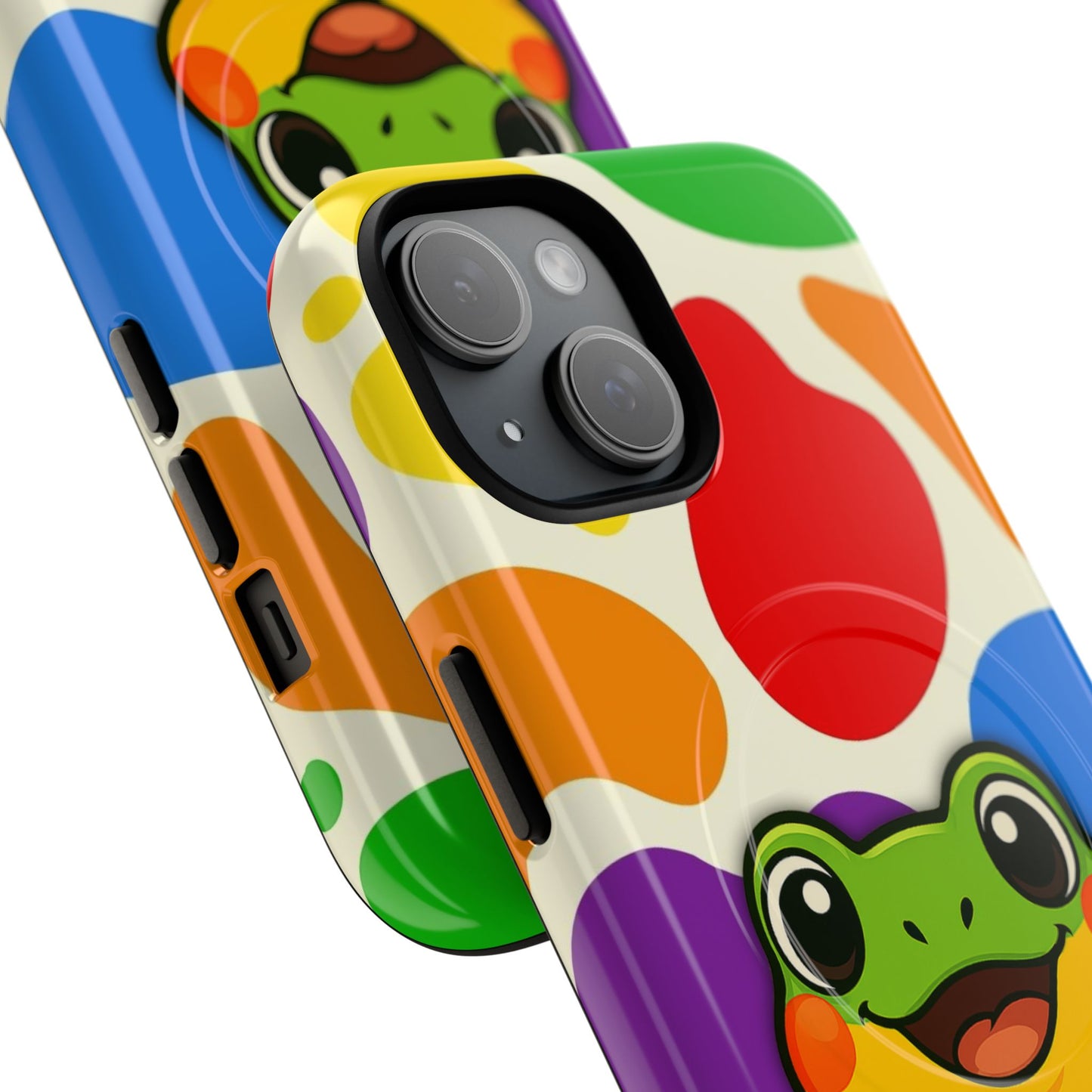 "rainbow ribbit" - lgbtqia+ pride frog magsafe® iphone tough case