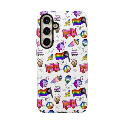 "Identity Mix" LGBTQIA+ Collage Android Tough Phone Case