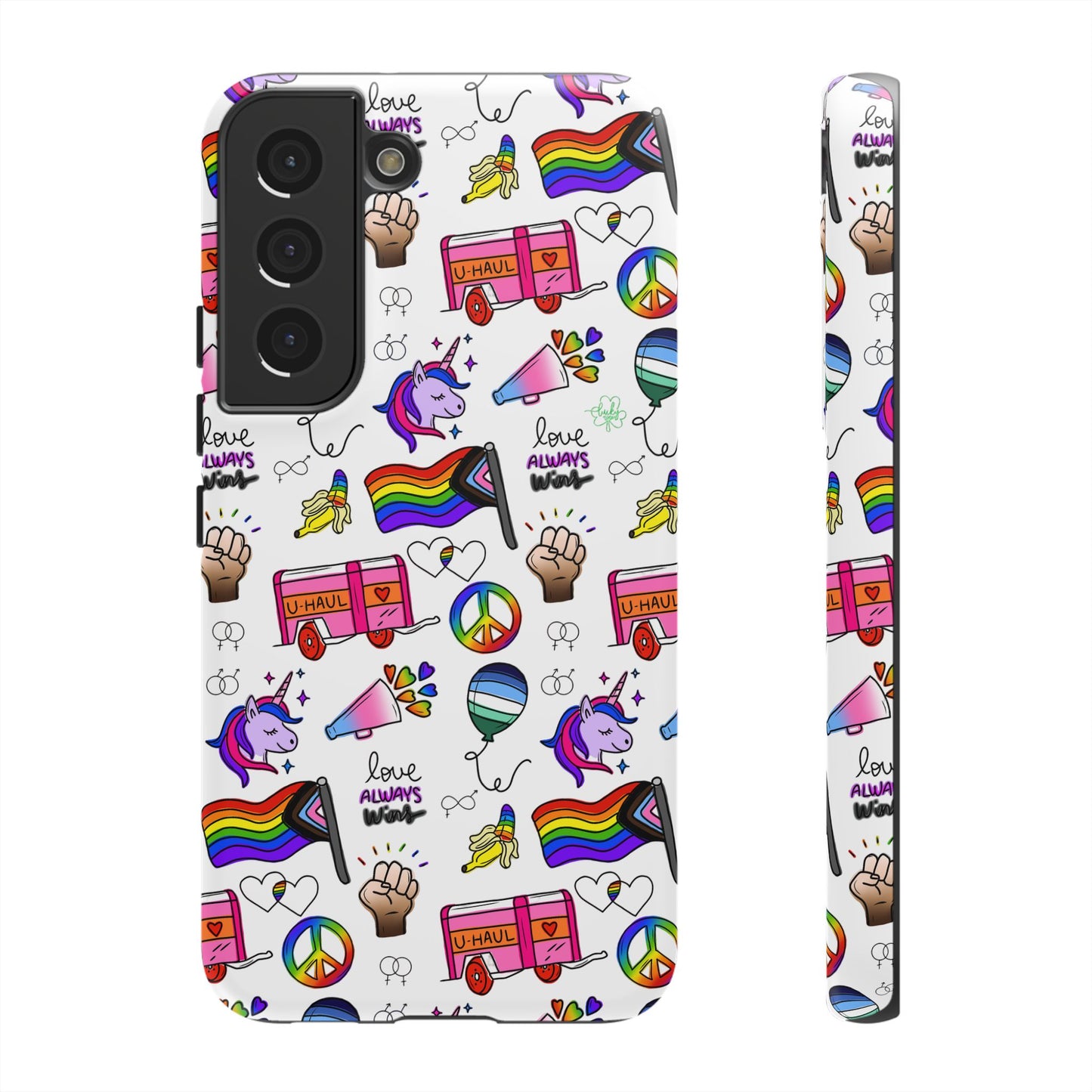 "identity mix" lgbtqia+ collage android tough phone case