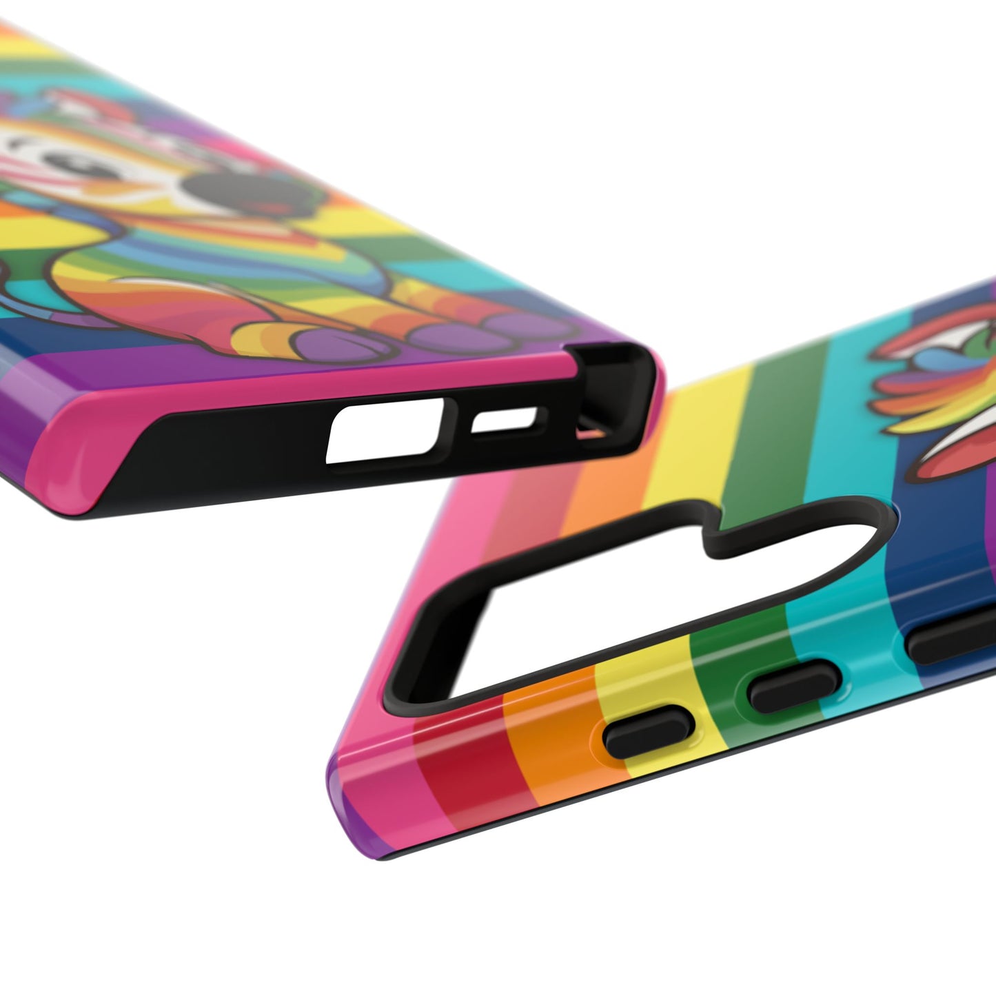 "zee the o.g." – original rainbow pride zebra android tough phone case