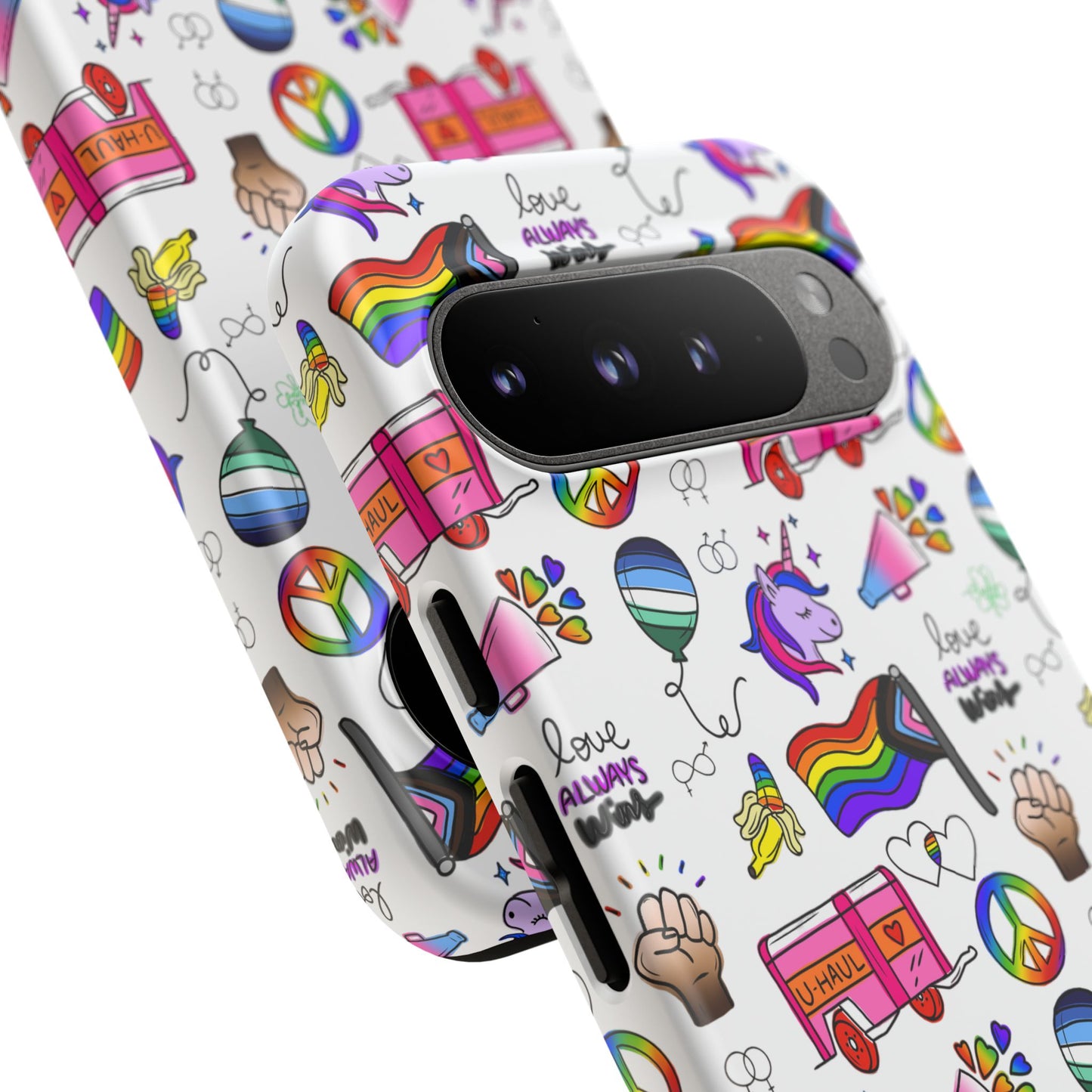"identity mix" lgbtqia+ collage android tough phone case