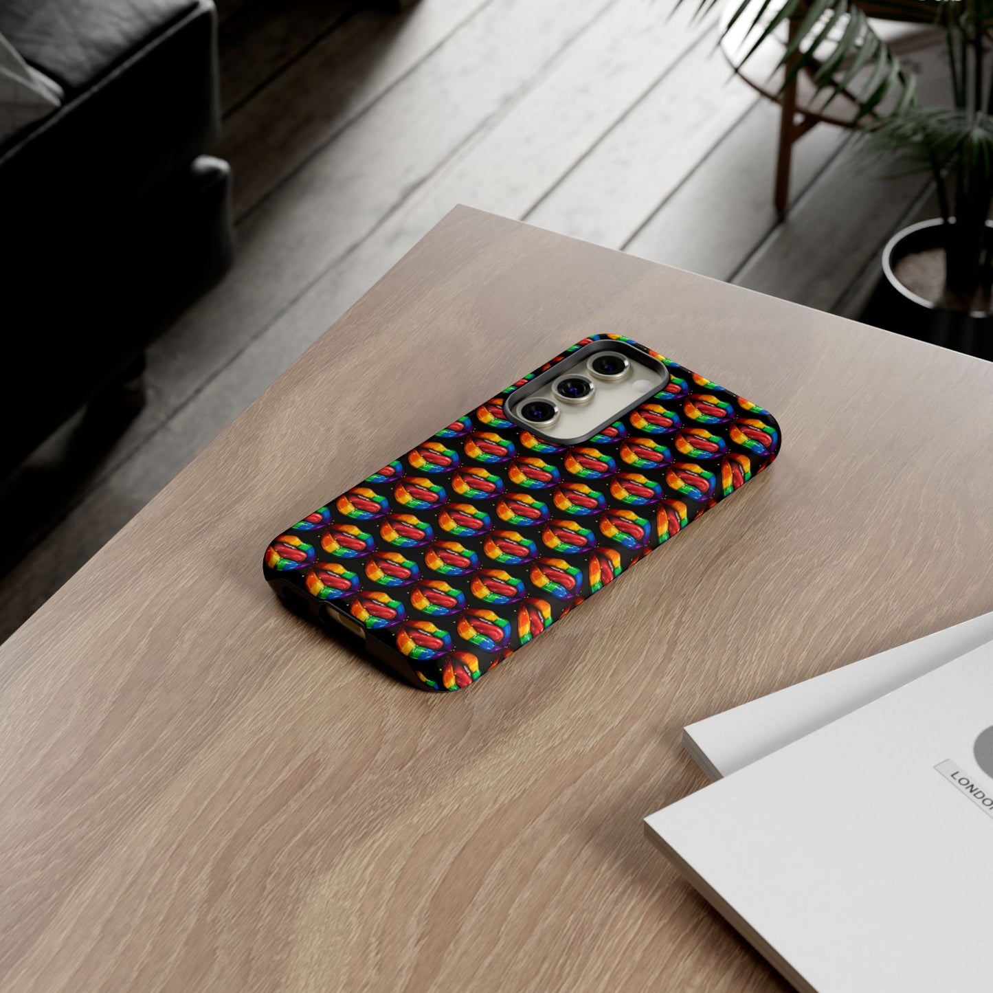 "taste the rainbow" android tough phone case