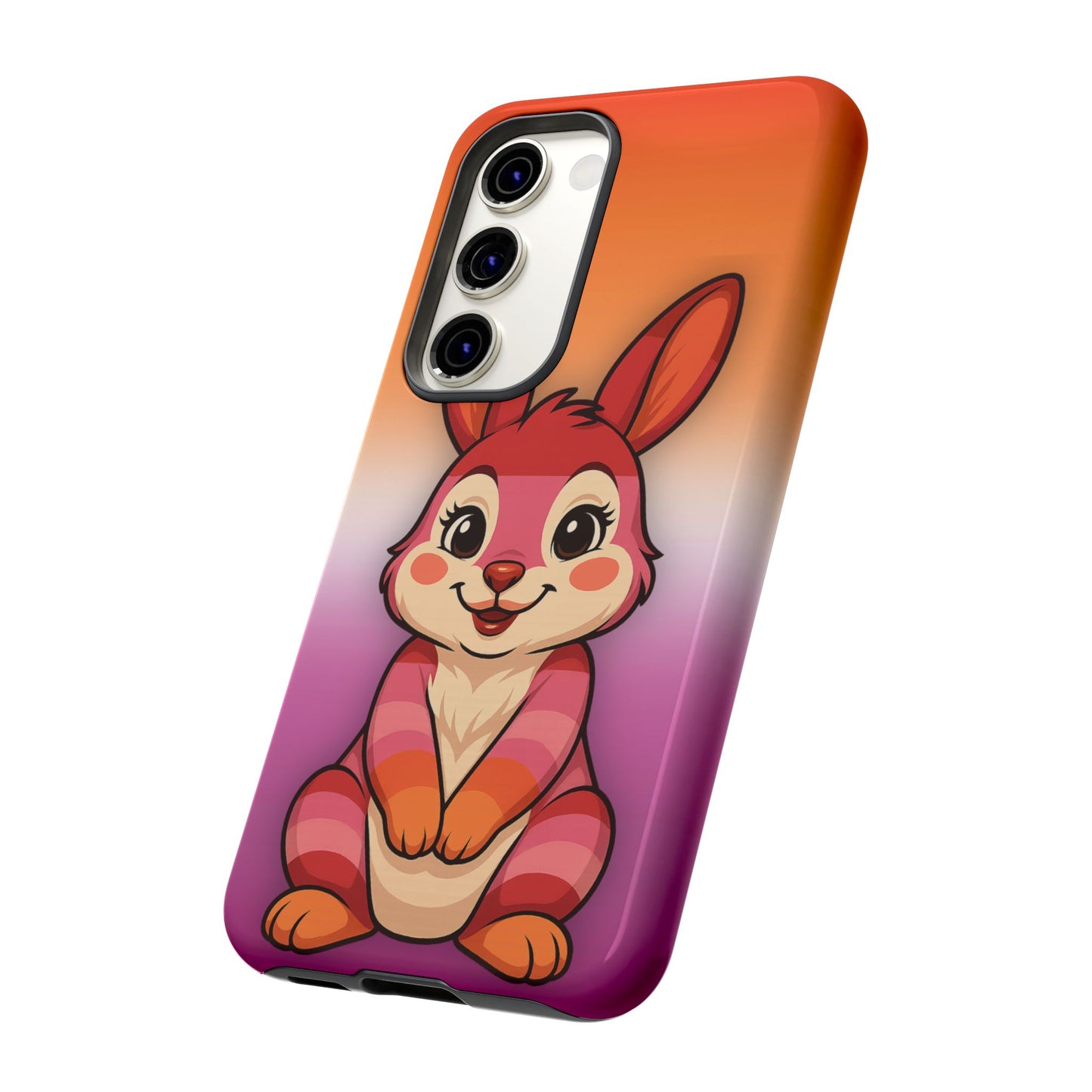 "hare to slay" – lesbian [femme] bunny android tough phone case