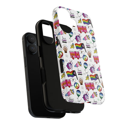 “Identity Mix” LGBTQIA+ Collage MagSafe® Tough iPhone Case