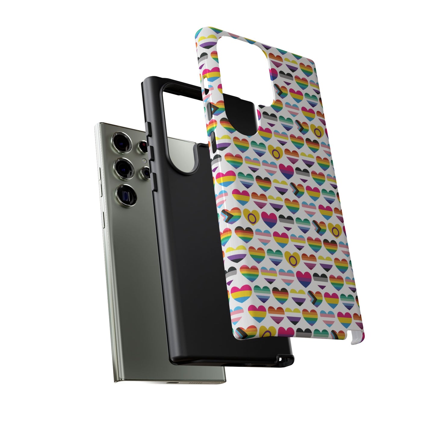 “heart of diversity" – bright edition – android tough phone case
