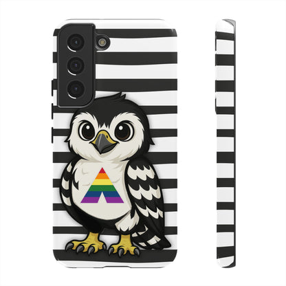 "Fly with Pride" – LGBTQIA+ Ally Pride Hawk Android Tough Phone Case