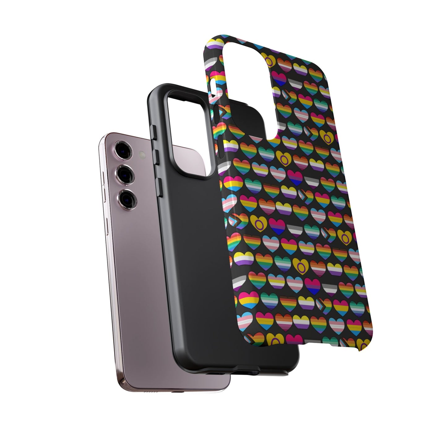 “heart of diversity" – bold edition – android tough phone case