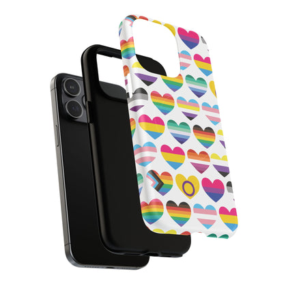 "Proud Hearts" LGBTQIA+ Love MagSafe® iPhone Case