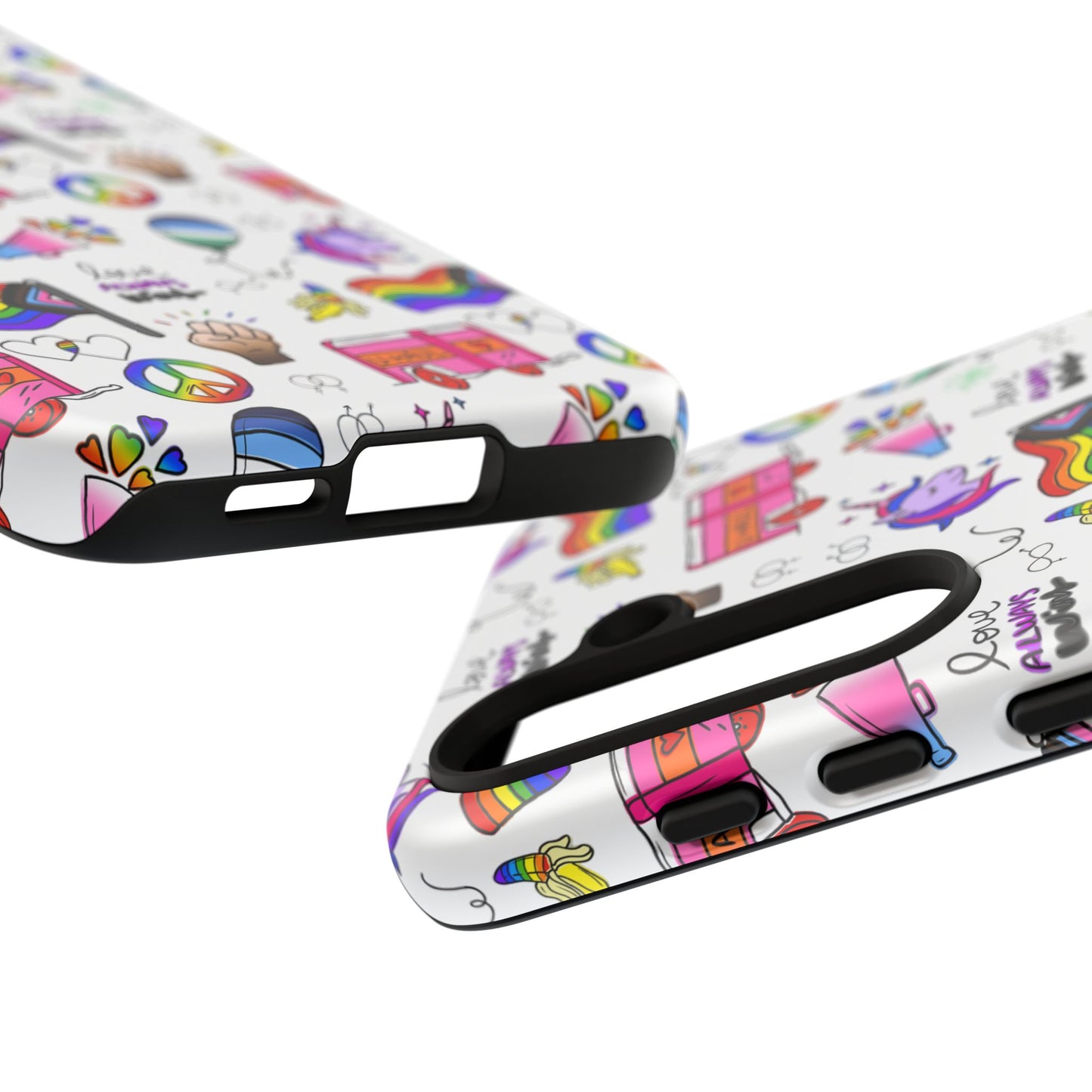 "identity mix" lgbtqia+ collage android tough phone case
