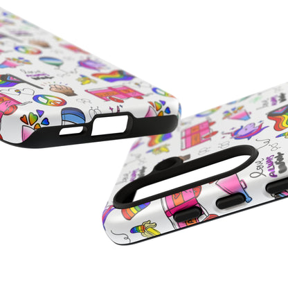 "Identity Mix" LGBTQIA+ Collage Android Tough Phone Case