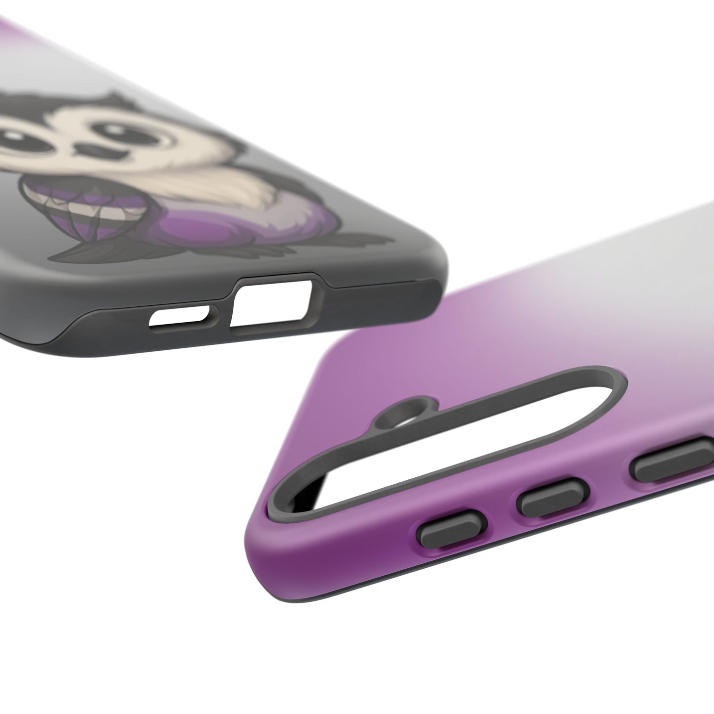 "ace-wise" – asexual pride owl android tough phone case