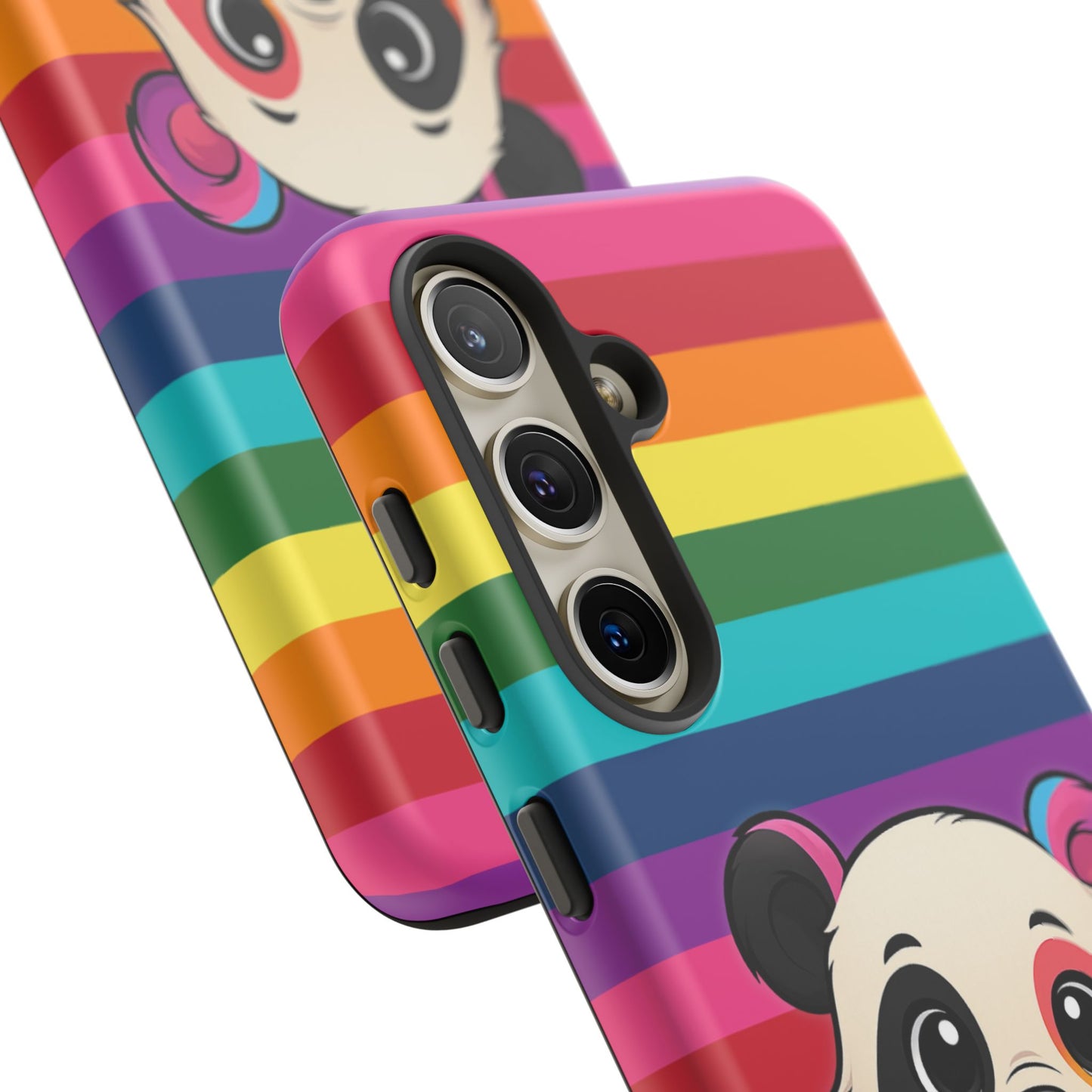 "pridecub" – progress + rainbow pride panda android tough phone case