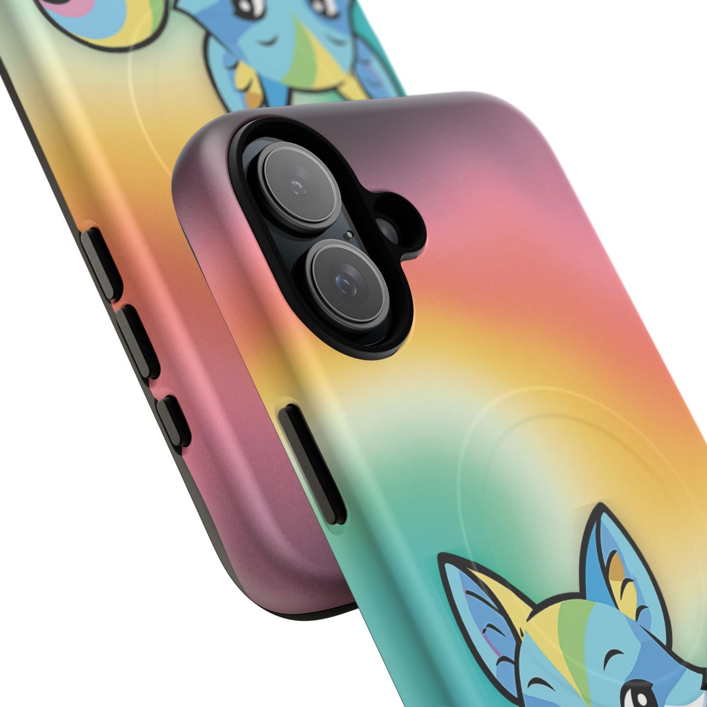 "queer as a fox" – queer pride fox magsafe® iphone case