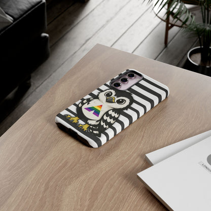 "Fly with Pride" – LGBTQIA+ Ally Pride Hawk Android Tough Phone Case